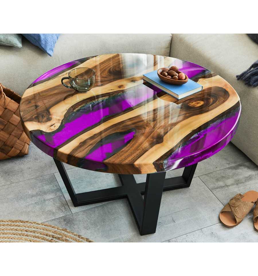 Transparent Saturated Violet Epoxy Resin Candy Fluid