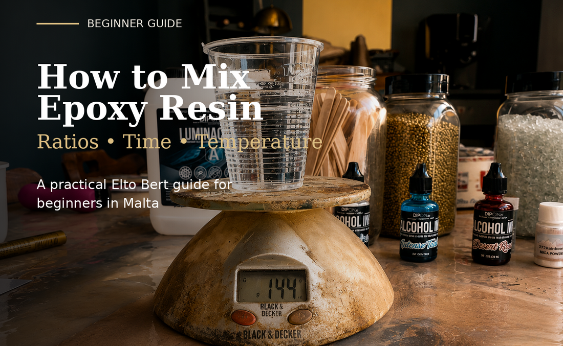 How to Mix Epoxy Resin: A Beginner’s Guide (Ratios, Time, Temperature)