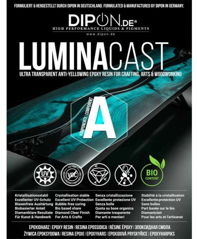 DIPON LuminaCast 5 Radiant Flow Epoxy Resin 3Kg