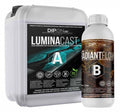 DIPON LuminaCast 5 Radiant Flow clear epoxy resin container

Clear epoxy resin poured into silicone mold

Resin art piece made with LuminaCast 5 epoxy

Crystal-clear epoxy resin surface detail