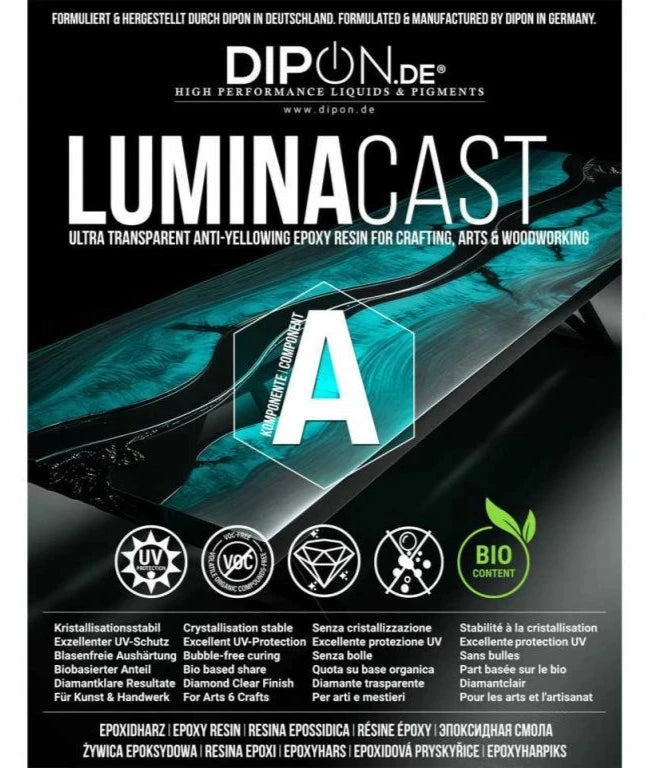 LuminaCast 2 Coaster Cast Epoxy Resin 3 Kg