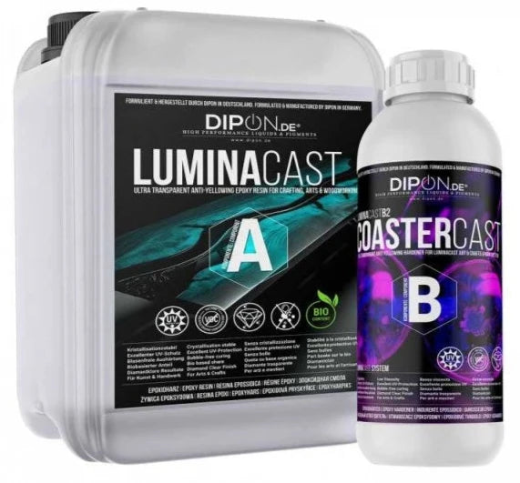 LuminaCast 2 Coaster Cast Epoxy Resin 3 Kg