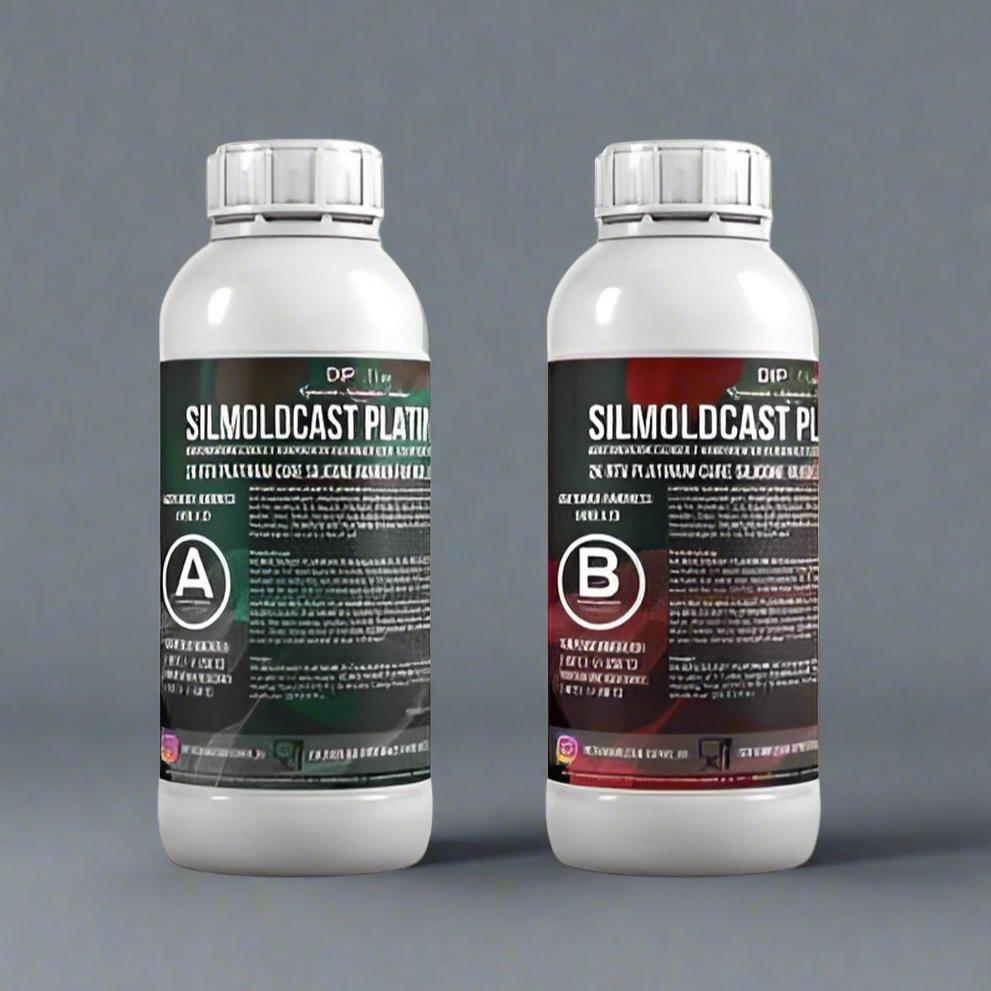 Silmoldcast Platinum 20 – Transparent Platinum Silicone for Resin Molds (2 kg, Shore A 20)