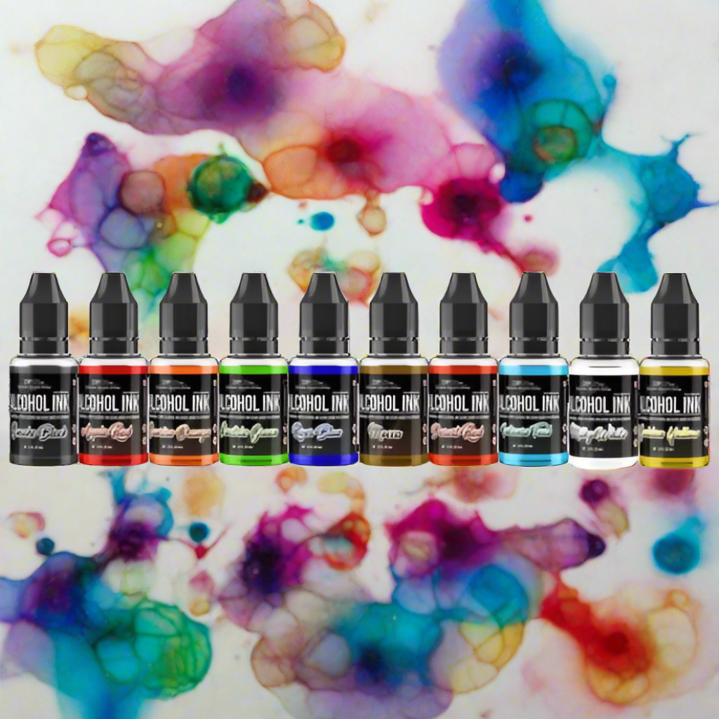 Dipon Robi Dipon Alkoholtinte Alcohol Ink. Für Epoxidharz (Smoke Black – HHVIY