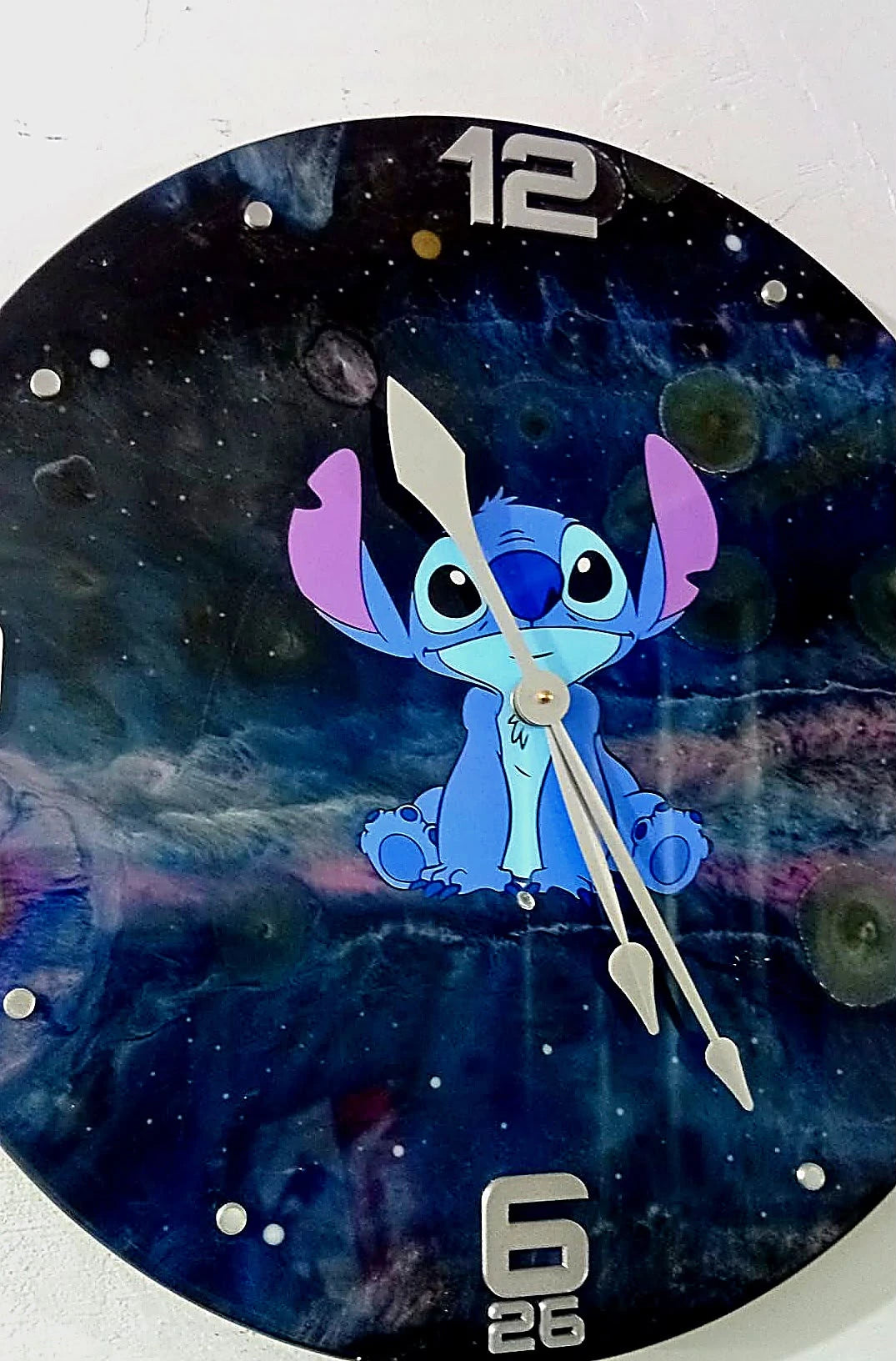 Personalised character resin clock