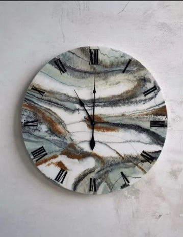 Original mineral-toned EltoBert resin clock