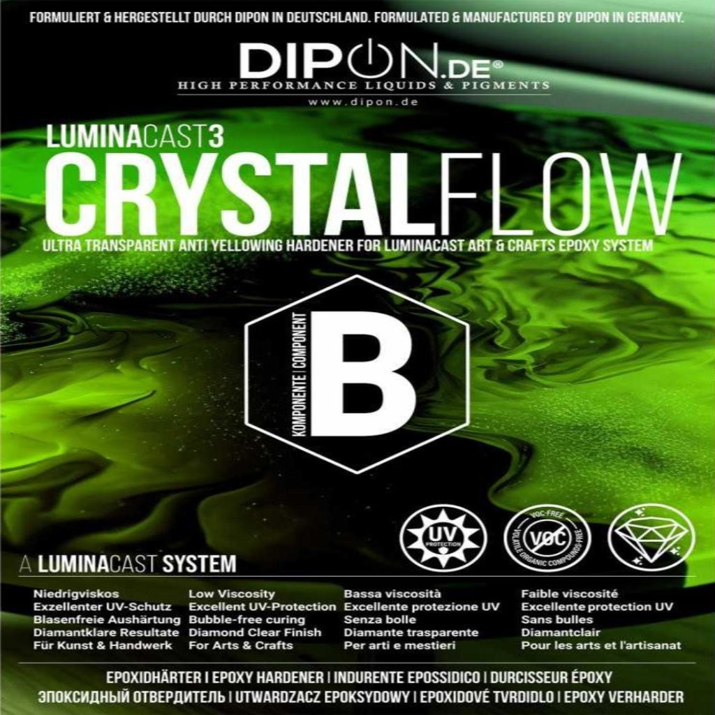 DIPON LuminaCast 3 Crystal Flow Epoxy Resin - 3 kg