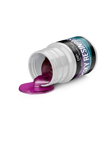 Magenta purple liquid epoxy resin paste pigment for epoxy resin art, jewelry, crafts, coatings, and casting projects