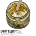 True Aluminium Gold metallic epoxy resin paste pigment for epoxy resin art, jewelry, crafts, and casting projects